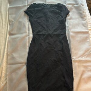 Express Black Midi Dress